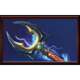 underworld treasure lightning weapon symbol icon