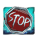 unleashed chaos stop symbol icon