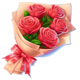valentine storm rose bouquet symbol icon