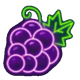 vegas kingmaker 20 neon grapes symbol icon