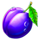 vip fruits plum symbol icon