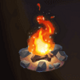 volatile slot campfire symbol icon