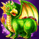 volcanic rock fire twin fever greendragon symbol icon