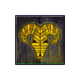 voodoo gold ram symbol icon