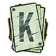 wanted dead or a wild k symbol icon