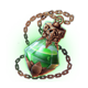 whats up witches green pendant symbol icon