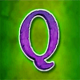white orchid q symbol icon