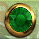 white rabbit 2 gem green symbol icon