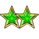 wild 27 extreme stars green symbol icon
