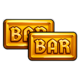 wild 27 halloween gold bar symbol icon