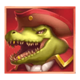 wild buccaneers megaways alligator symbol icon
