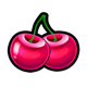 wild classic scatter cherry symbol icon