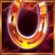 wild colt horseshoe symbol icon
