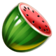 wild joker hot booster watermelon symbol icon