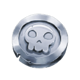 wild plunder silver coin symbol icon