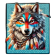 wild spirit deluxe tribal wolf symbol icon