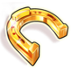 win storm horseshoe symbol icon