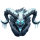 winter empress head symbol icon