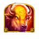 wolf gold 4 pack bison symbol icon