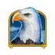 wolf gold eagle symbol icon