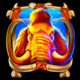 woolly wilds mammoth symbol icon
