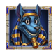 wrappin gold anubis symbol icon