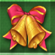 xmas joker bells symbol icon