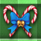 xmas joker candy canes symbol icon