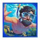 your own island snorkeler symbol icon