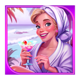 your own island spa woman symbol icon