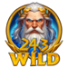 243 zeus fruits wild symbol icon