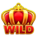 3x3 royal piggy hold the spin wild crown symbol icon