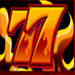 7s on fire wild symbol icon