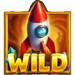 astro pets hold and win wild rocket symbol icon