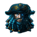 blue beards chest wild symbol icon