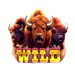 buffalo coin rush wild symbol icon