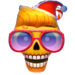 esqueleto explosivo feliz navidead wild 1 symbol icon