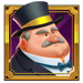 fat banker rich man wild symbol icon