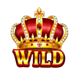 fortune crown gold gift wild 1 symbol icon