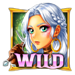 fortune maiden wild symbol icon