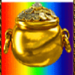 rainbow riches drops of gold wild symbol icon