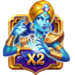 three pots of the genie wild 2 symbol icon