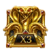 tomb of gold reimagined wild 3x symbol icon