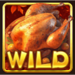 yummy thanksgiving wild turkey symbol icon