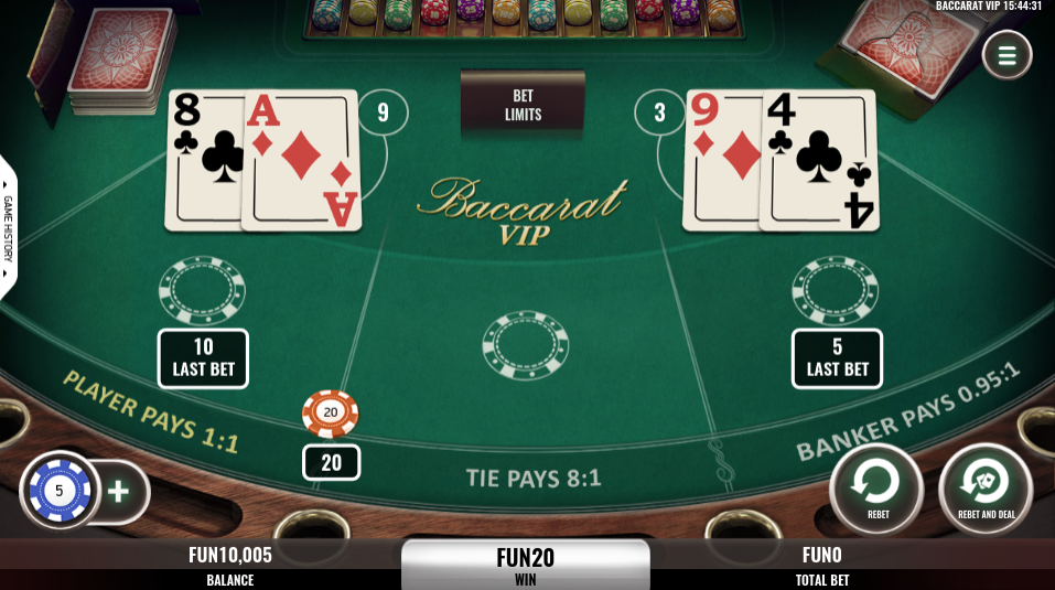 baccarat vip guide