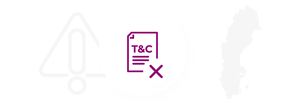 Otydliga villkor på online casino