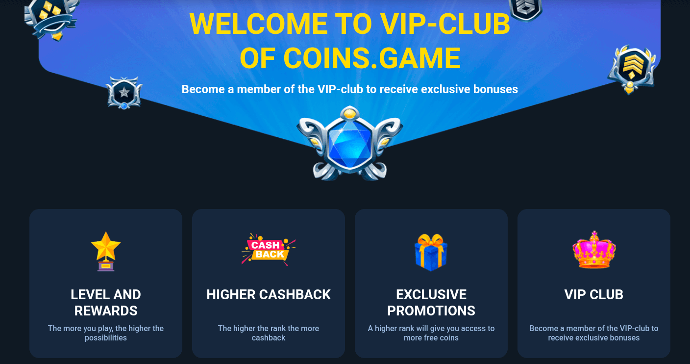 Coins Game VIP Program