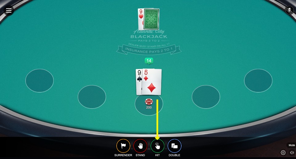 high value dealer up card example