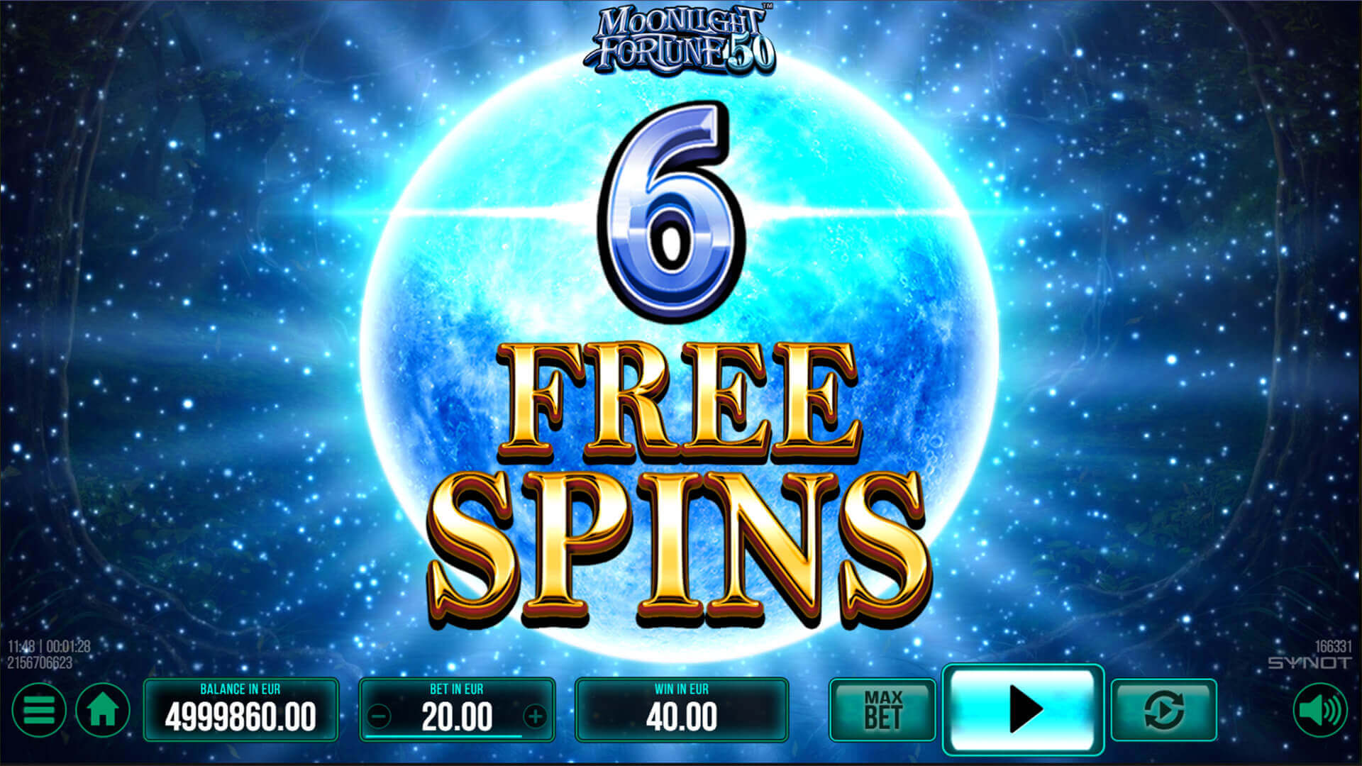 moonlight fortune 50 free spins