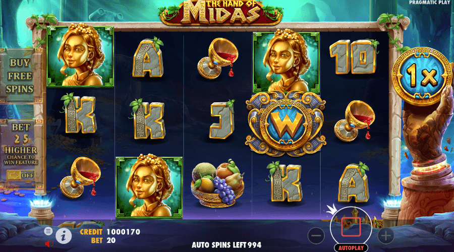 The Hand of Midas Pragmatic Play